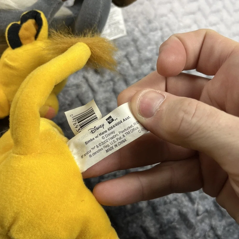 Disney Lion King 4 Plushies Collectible Toy Stuffies Simba x2/Rafiki/Mufasa 5.5" - Picture 14 of 14